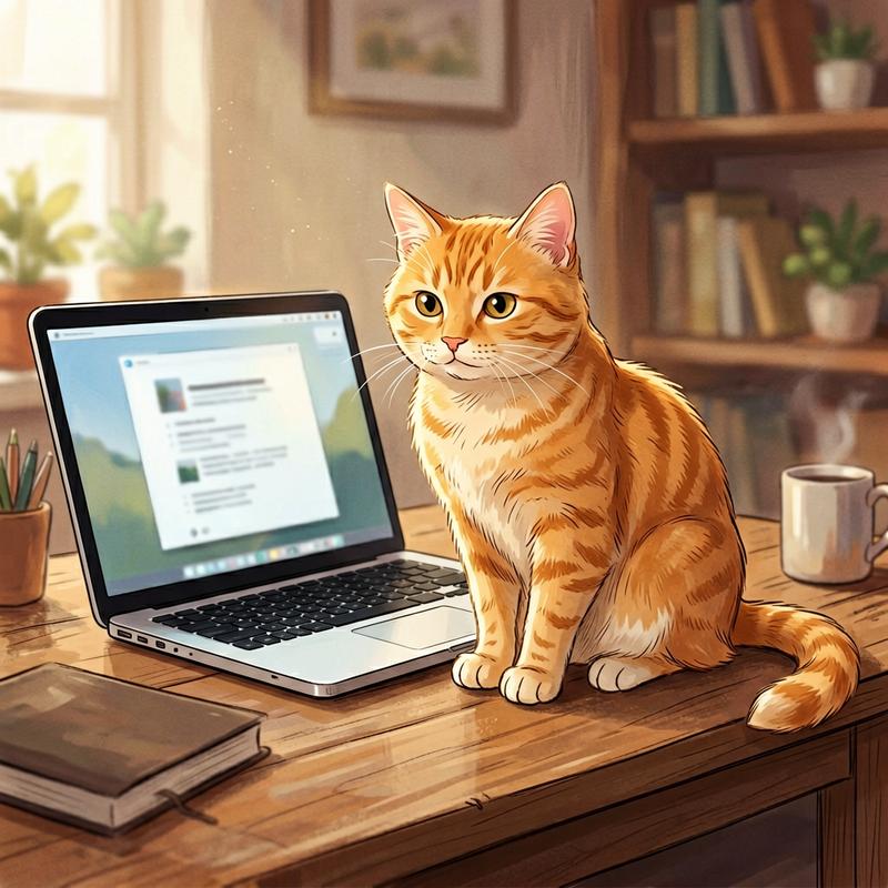 Generated cat image